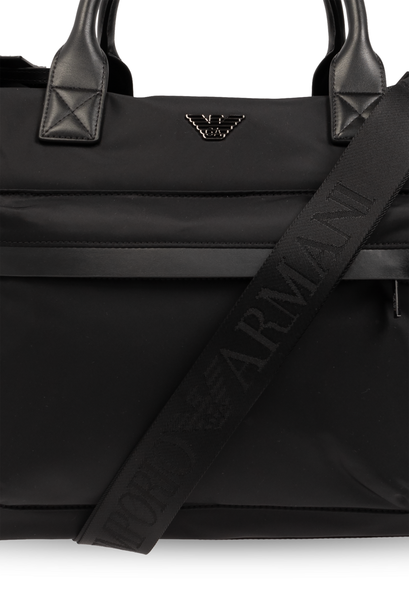 Emporio Armani Hand luggage from the ‘Sustainability’ collection