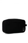 Emporio Armani BLACK Logo-patched wash bag