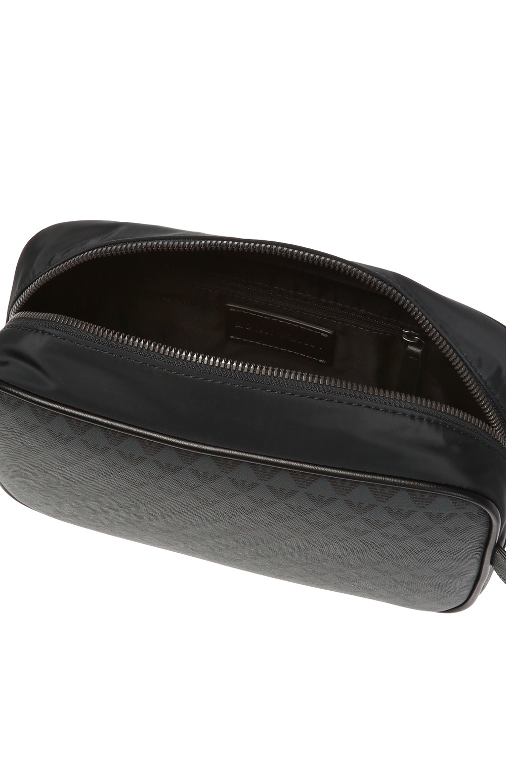 Black Logo wash bag Emporio Armani - Vitkac Norway