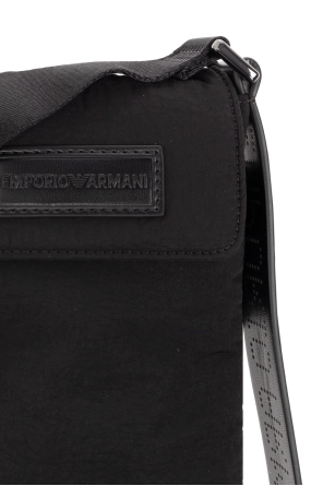 Emporio Armani Emporio Armani Kids logo-print buttoned hooded jacket