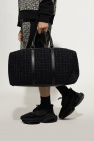 Balmain NAVY BLUE Duffel bag with logo