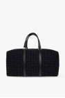 Balmain NAVY BLUE Duffel bag with logo