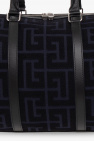 Balmain NAVY BLUE Duffel bag with logo