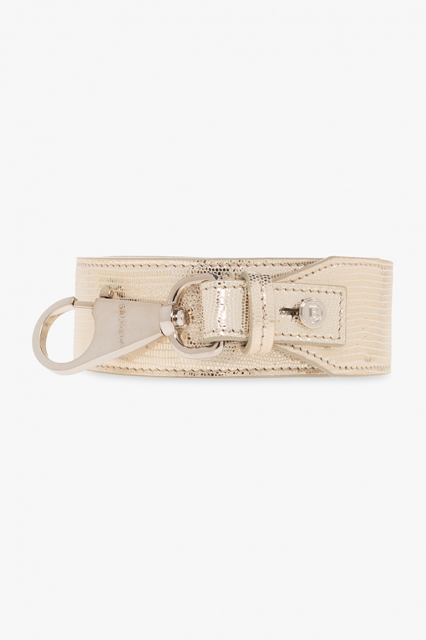 Balmain metallic ‘B-Buzz 19’ shoulder bag