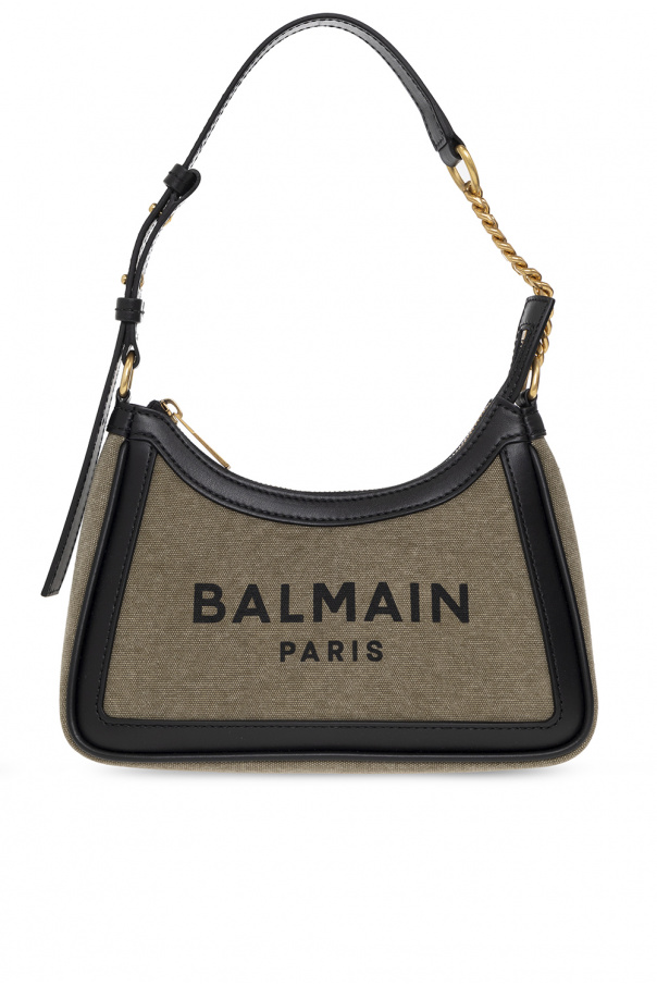 balmain mini ‘B-Army’ hobo bag