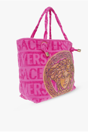 Versace Monogrammed shopper bag