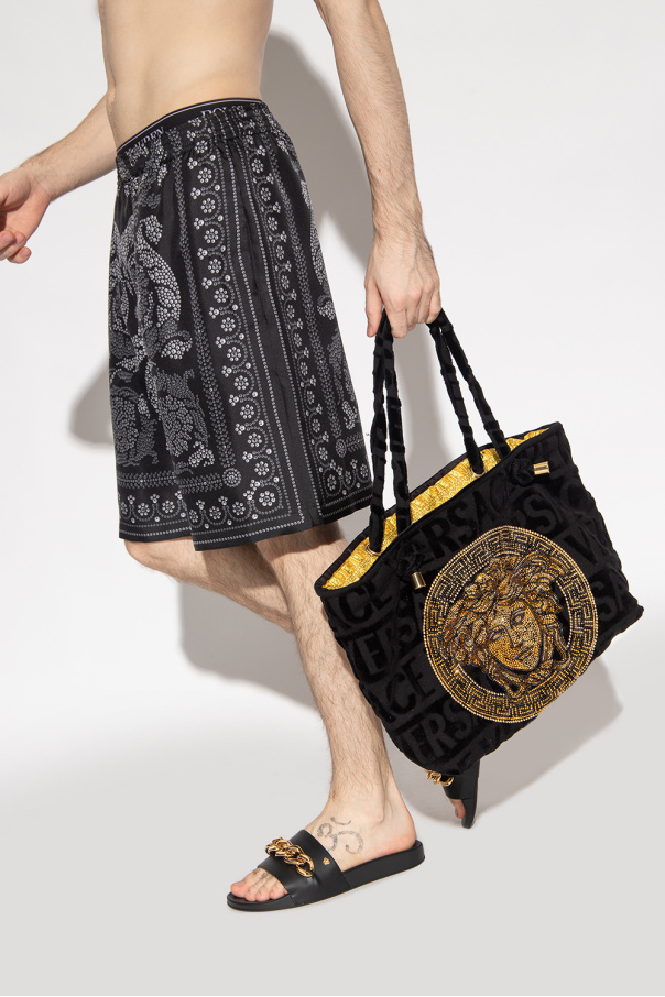Versace Home Beach shopper bag
