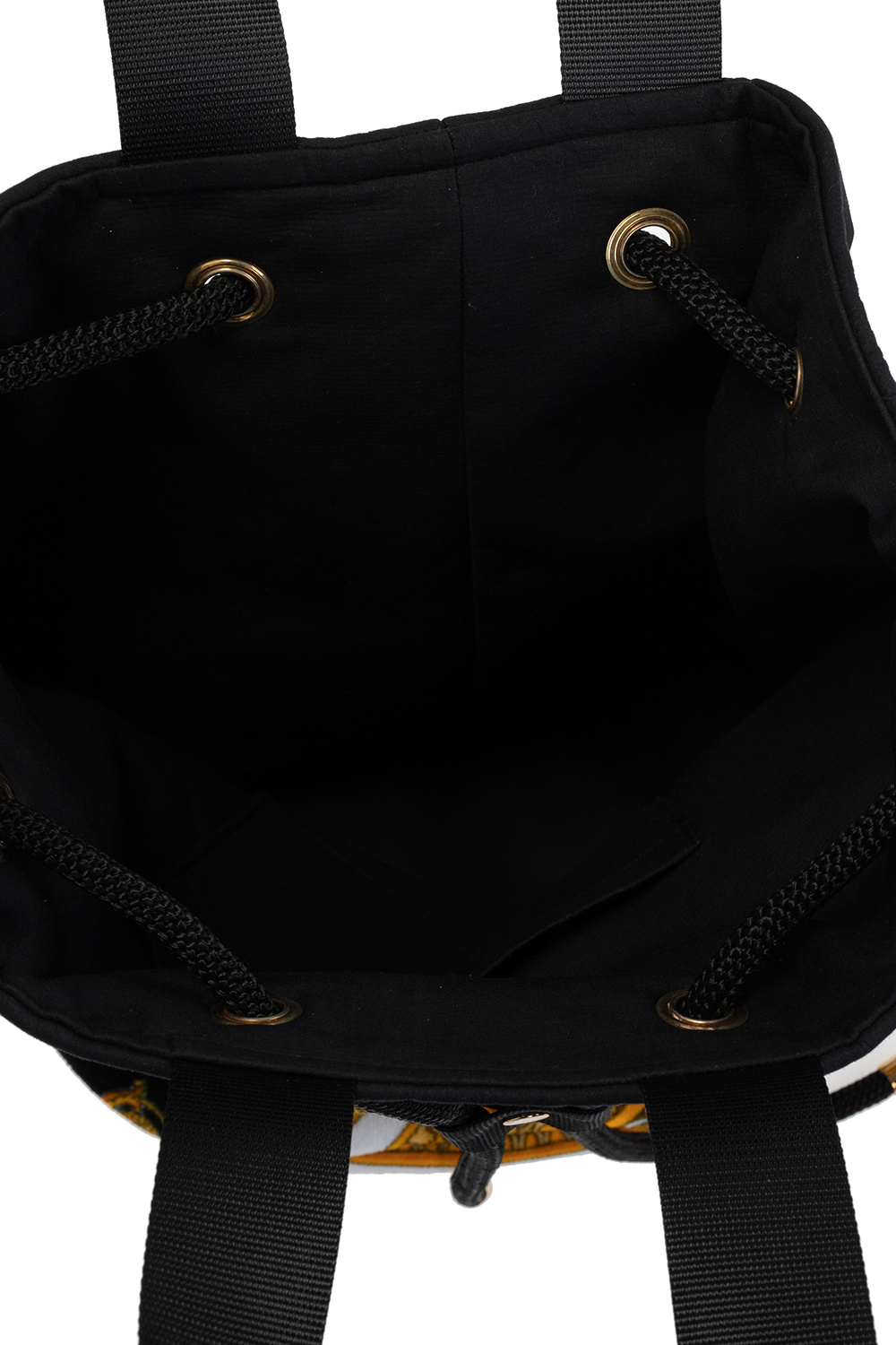 Versace Home zip-up tote bag Marrone