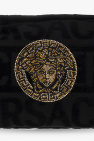 Versace BLACK Wash bag with logo