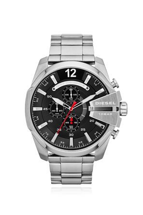 Silver steel watch