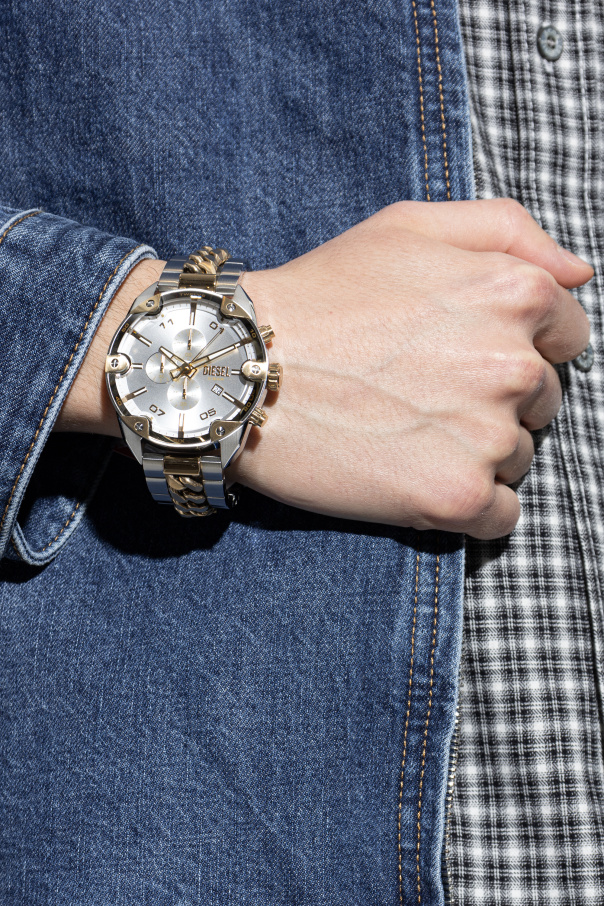 Diesel Stainless Steel Watch "Spiked"