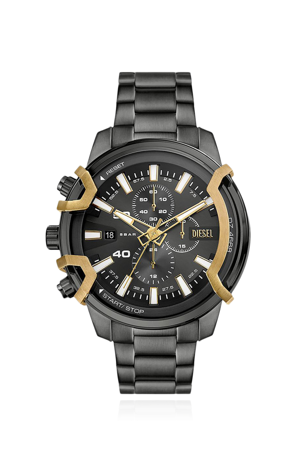 Steel "Griffed" watch od Diesel