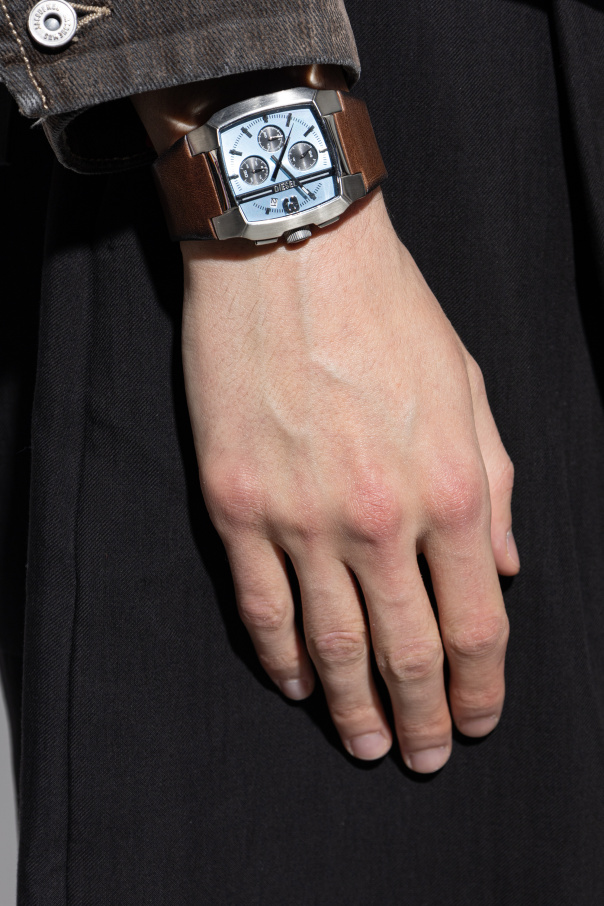 Diesel Watch with a leather strap