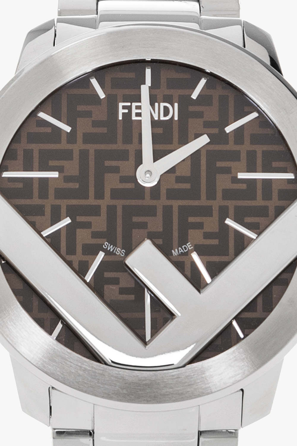 Silver Watch with logo Fendi - Vitkac Canada