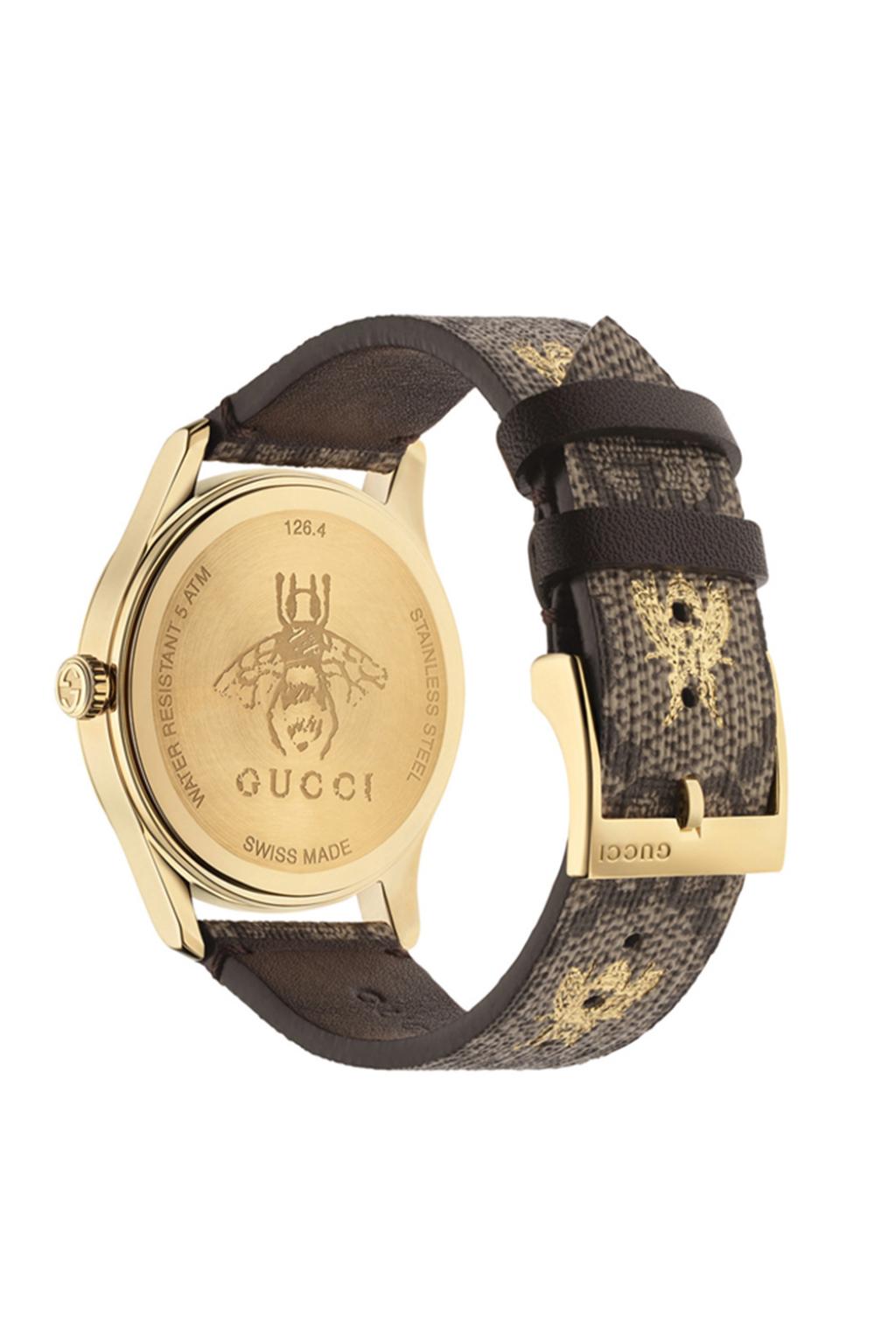 gucci pattern 'G-Timeless' watch