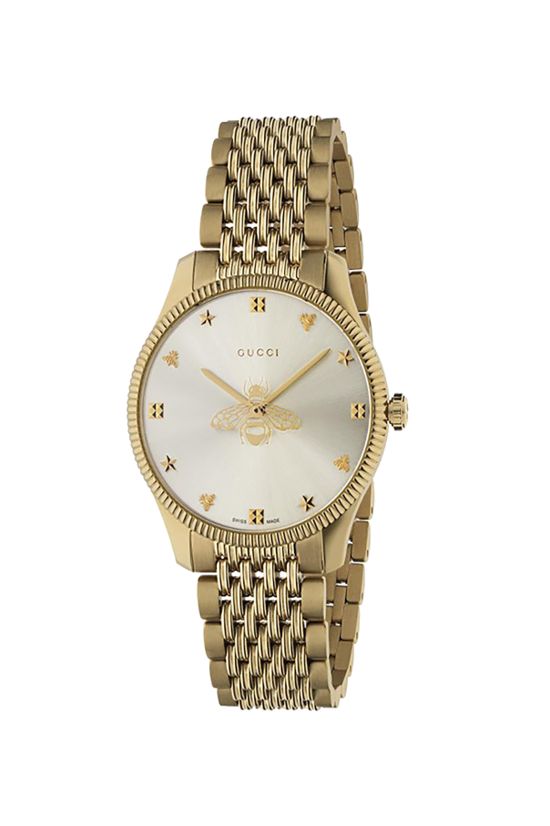 gucci Gold ‘G-Timeless’ watch