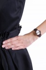 gucci pearl 'Interlocking' watch on leather strap