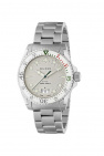 Gucci SILVER ‘Dive’ watch with logo