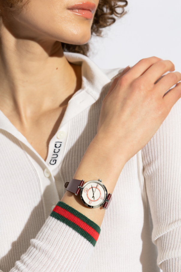 Gucci Watch with leather strap