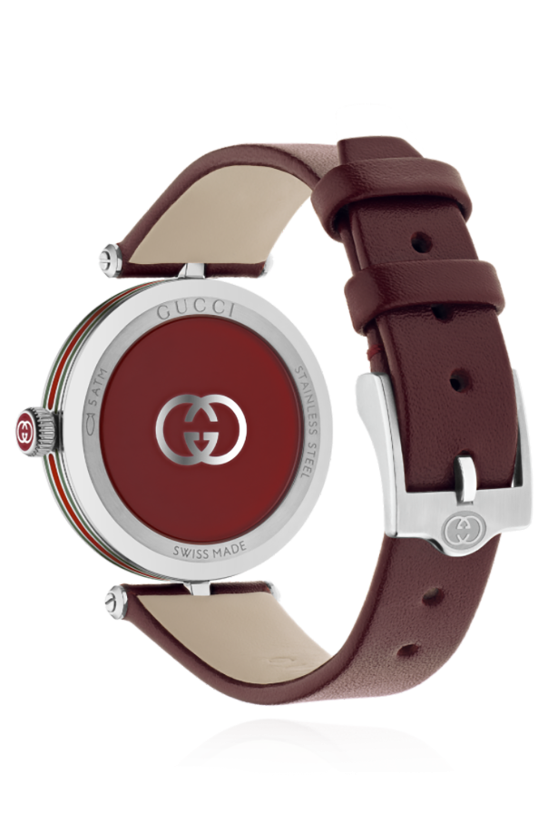 Gucci Watch with leather strap