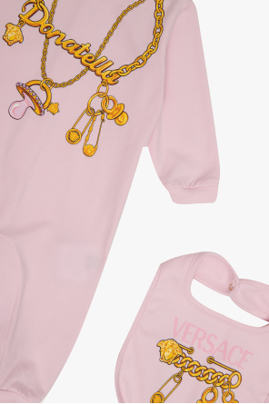 Versace Kids Jumpsuit and bib set
