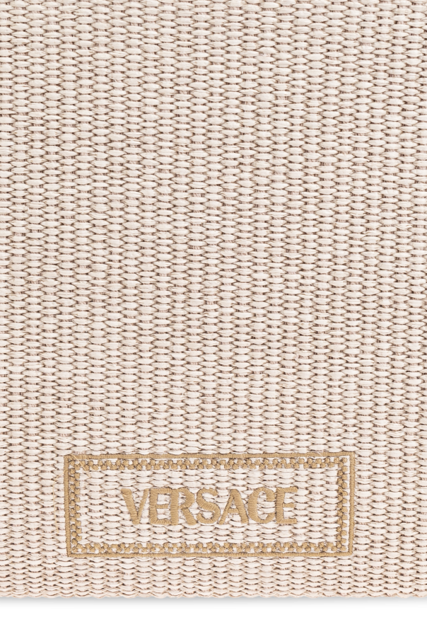 Versace Home Set of four towels with basket