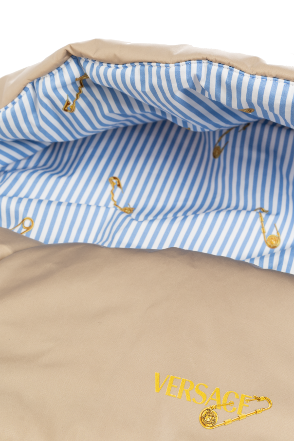 Versace Kids Sleeping bag with logo