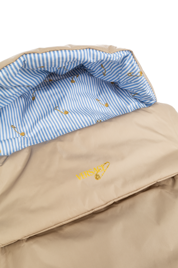 Versace Kids Sleeping bag with logo