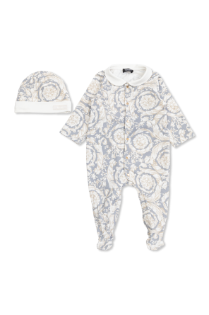 Baby sleepsuit and hat set