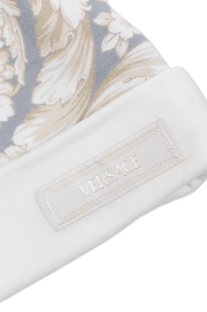 Versace Kids Komplet: pajacyk niemowlęcy i czapeczka