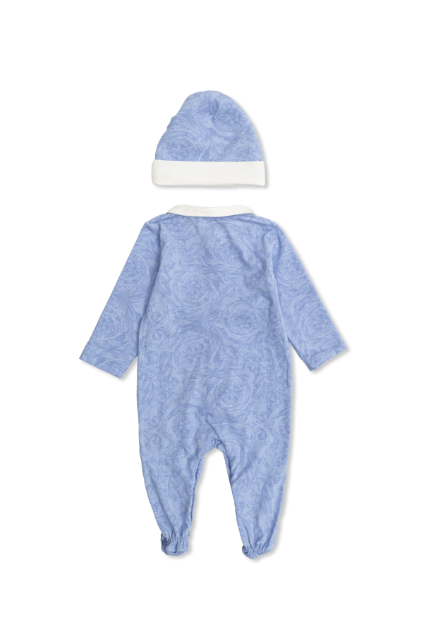 Versace Kids Conjunto: babygrow e gorro