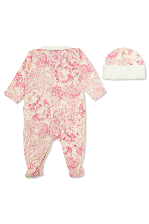 Versace Kids Zestaw: pajacyk i czapka
