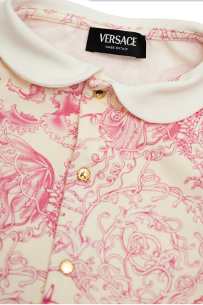 Versace Kids Zestaw: pajacyk i czapka