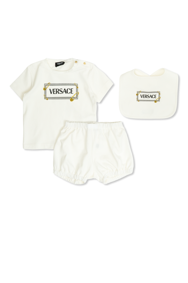 Set: shorts, top and bib od Versace Kids