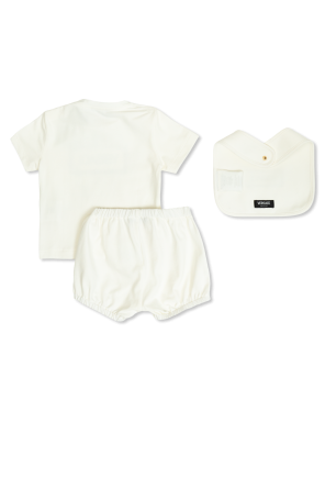Versace Kids Conjunto: shorts, top y babero