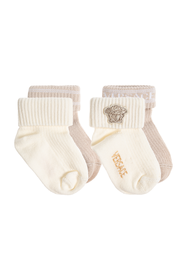Two-pack socks with logo od Versace Kids