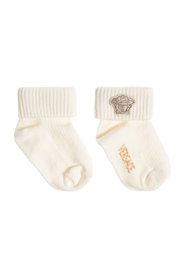Versace Kids Two-pack socks with logo