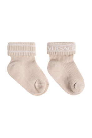 Versace Kids Two-pack socks with logo