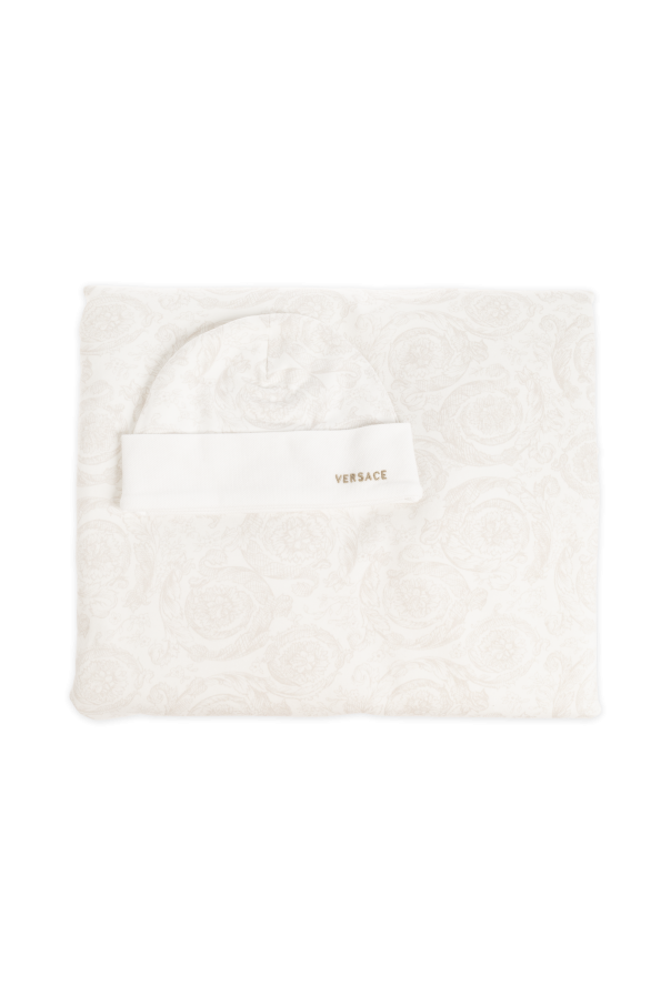 Versace Kids Baby set: blanket and hat