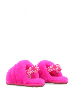 UGG Kids ‘Fluff Yeah’ moradas shoes and blanket set