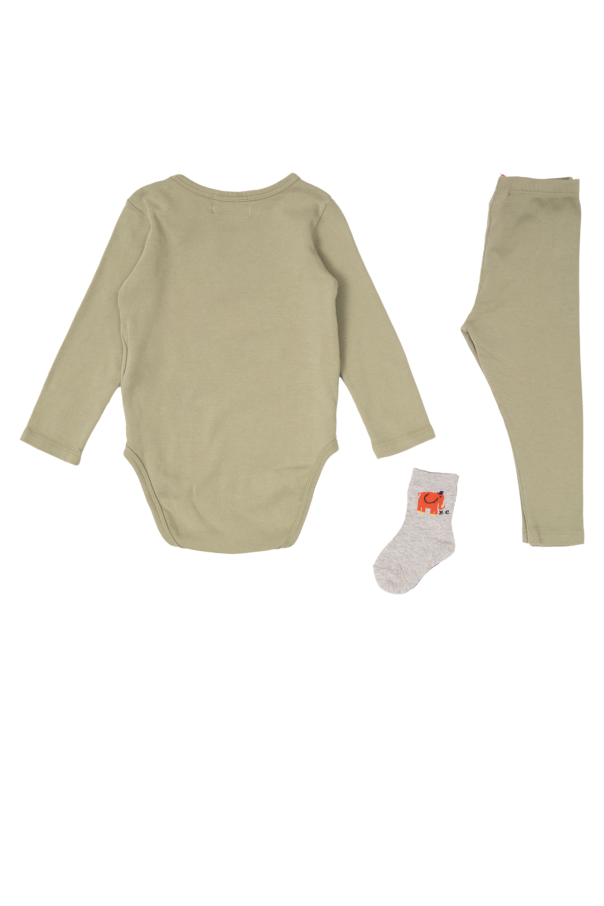 Bobo Choses Body, leggings and socks set