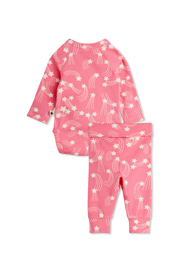 Mini Rodini Komplet niemowlęcy: body i spodnie