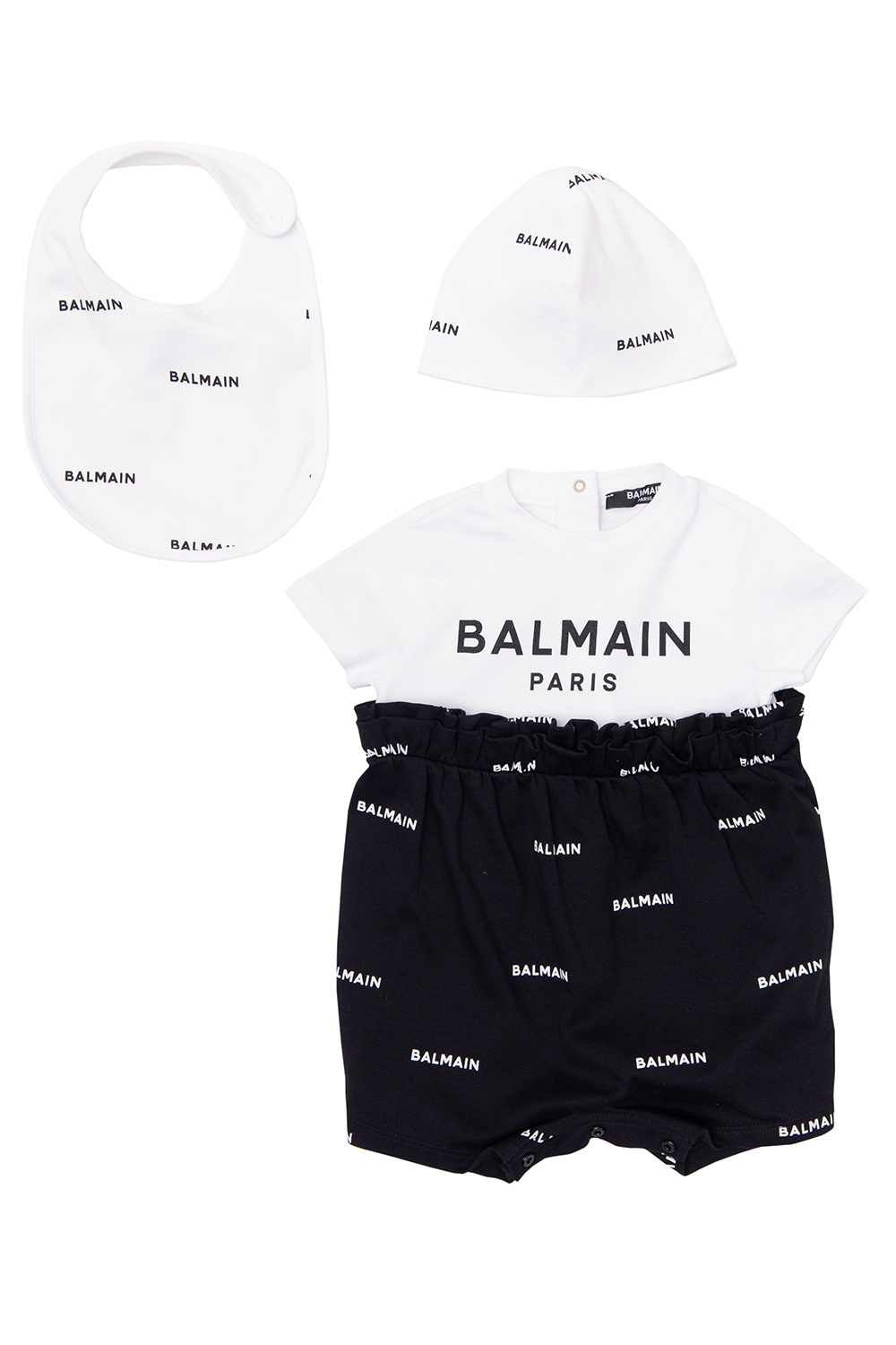 Balmain Kids T-shirt balmain B-Court lace-up sneakers Rosa