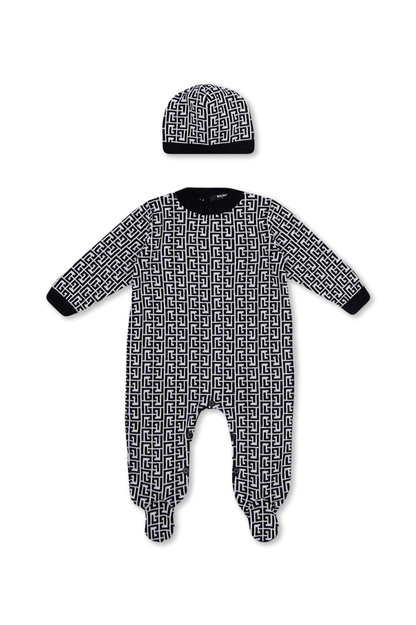 Balmain Kids Balmain Poloshirt mit Muster