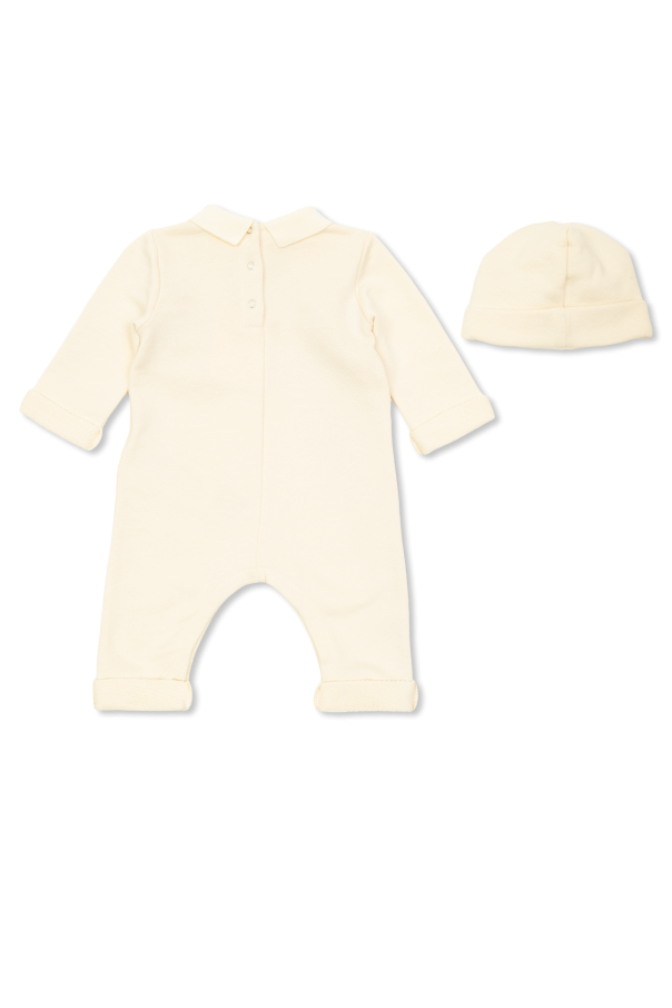 Gucci Kids Set de bebé: pelele y gorro