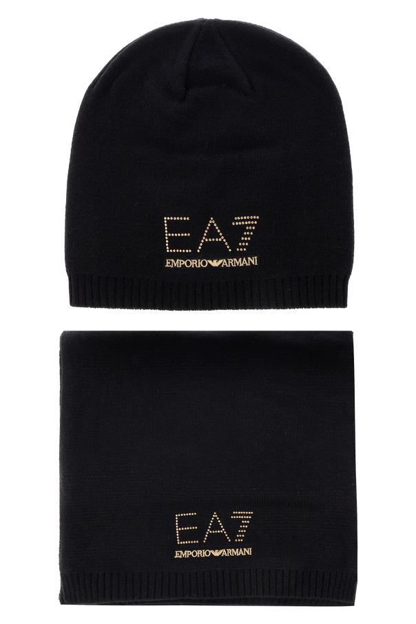 Beanie and scarf od EA7 Emporio Armani