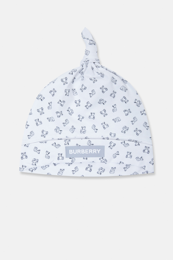 Burberry Kids Poly checked bucket hat