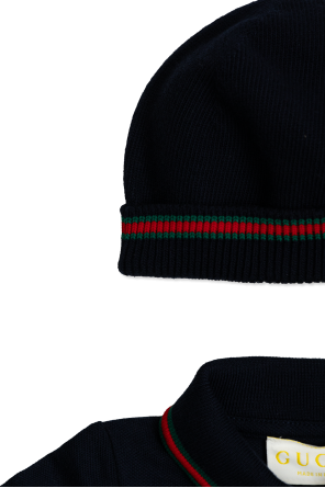 Gucci Kids Set: Hat and Bodysuit