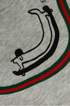 Gucci Kids Set: baby sleepsuit and bib