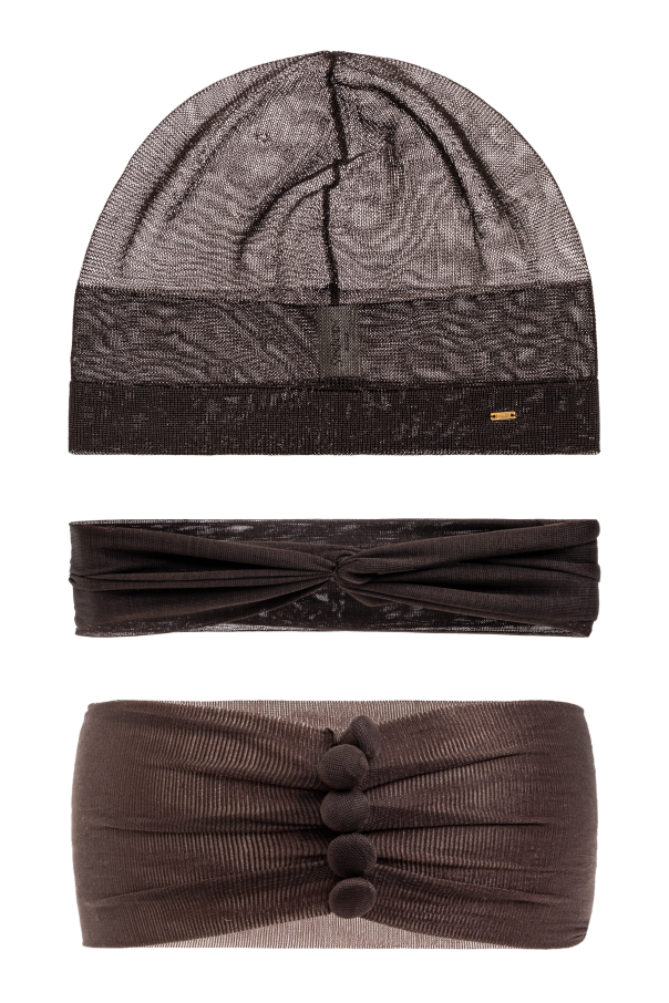 Set: hat, headband and choker, zdjęcie 1 Set: hat, headband and choker od Saint Laurent